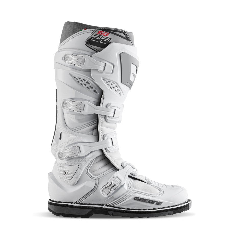 Gaerne SG22 Motocross Boots White - Size 10.5