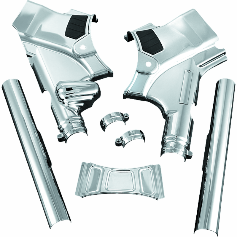 Kuryakyn Neck Cover For Touring Models Chrome