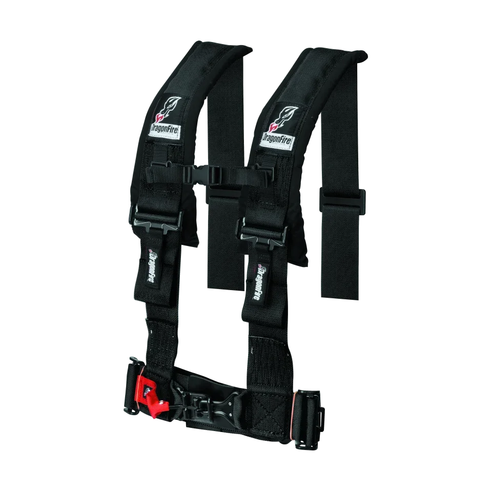 DragonFire Racing H-Style 4-Point Harness 3 in Black product image 1