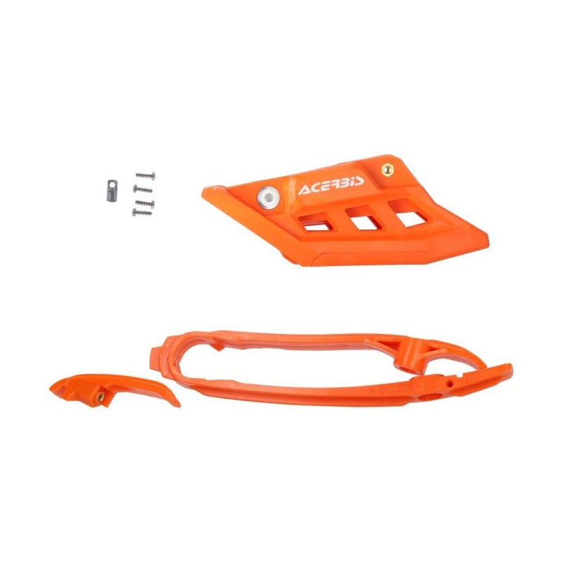 Acerbis Chain Guide & Slider Kit 2023-2024 for Husqvarna/KTM - Orange