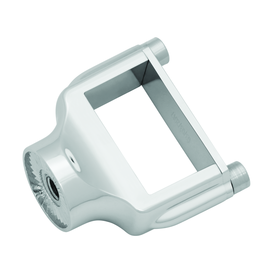 Kuryakyn Side Mount License Plate Holder Clamp XL Models Chrome