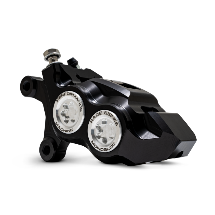 Performance Machine Race Series 137x4B Left Caliper - Clear Anodized