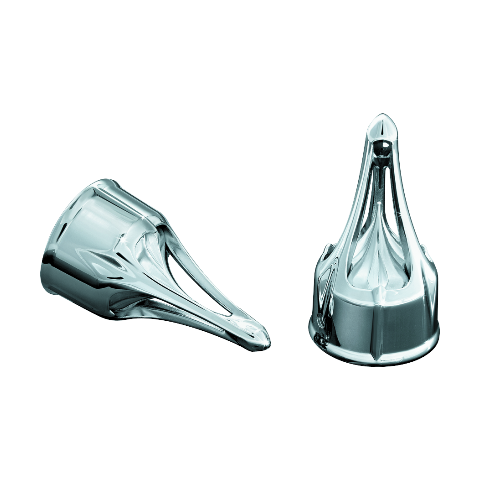 Kuryakyn Roman Axle Caps Chrome - Harley-Davidson