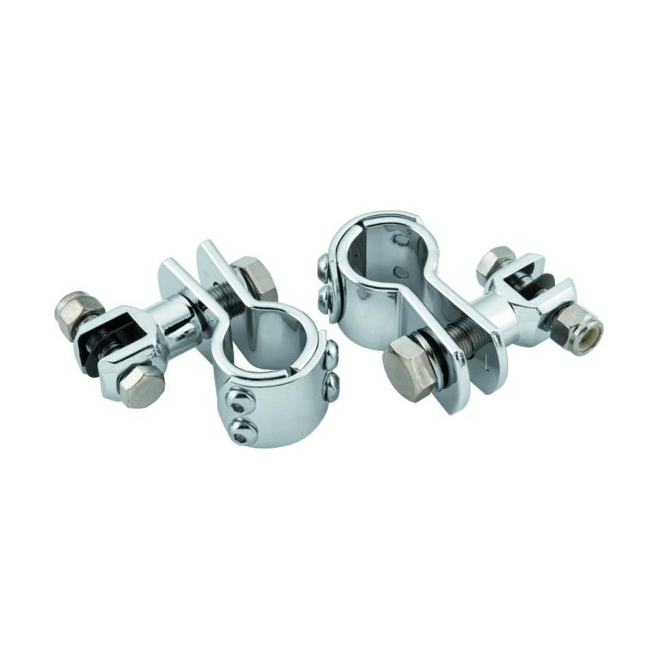 Biker's Choice Chrome Footpeg Mount for 1.25-Inch Engine Guards product image