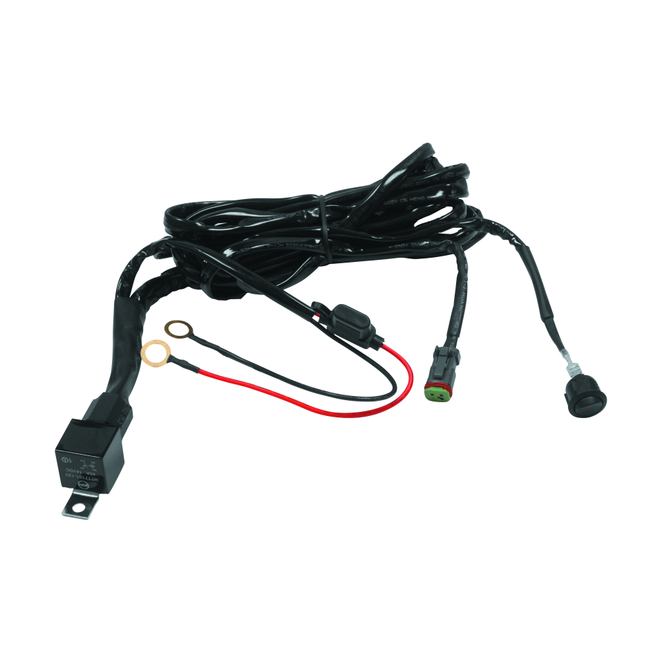 DragonFire Racing Single LED Light Bar Wiring Harness product image 1
