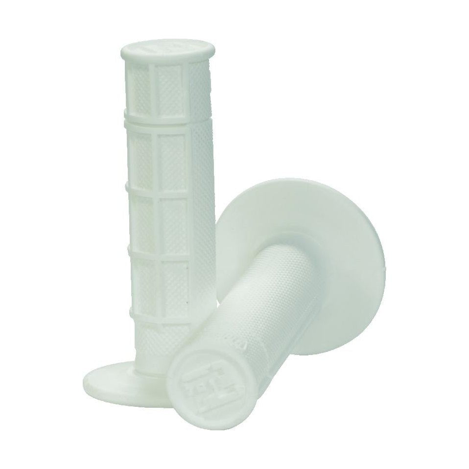 ProTaper Race Cut 1/2 Waffle Dirt Bike Grips - White - ProTaper powersports product