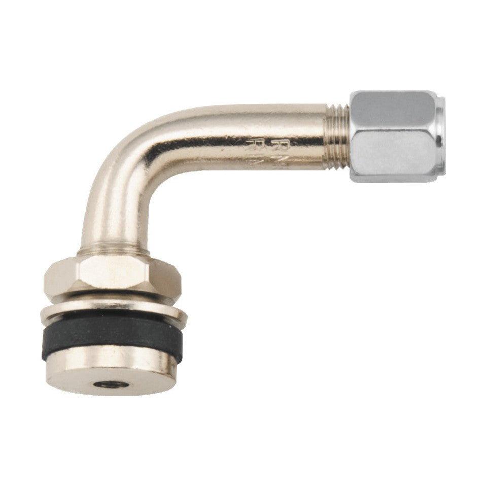 BikeMaster Valve Stem 90-Degree Chrome - Each product image