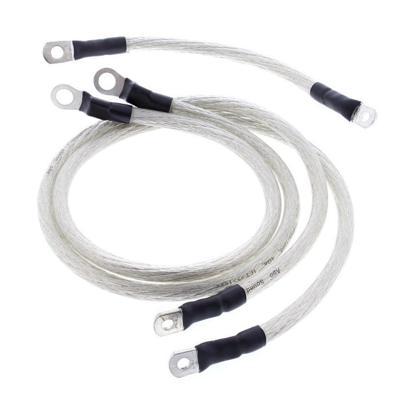 All Balls Racing Harley-Davidson Battery Cable Kit Clear 79-3007