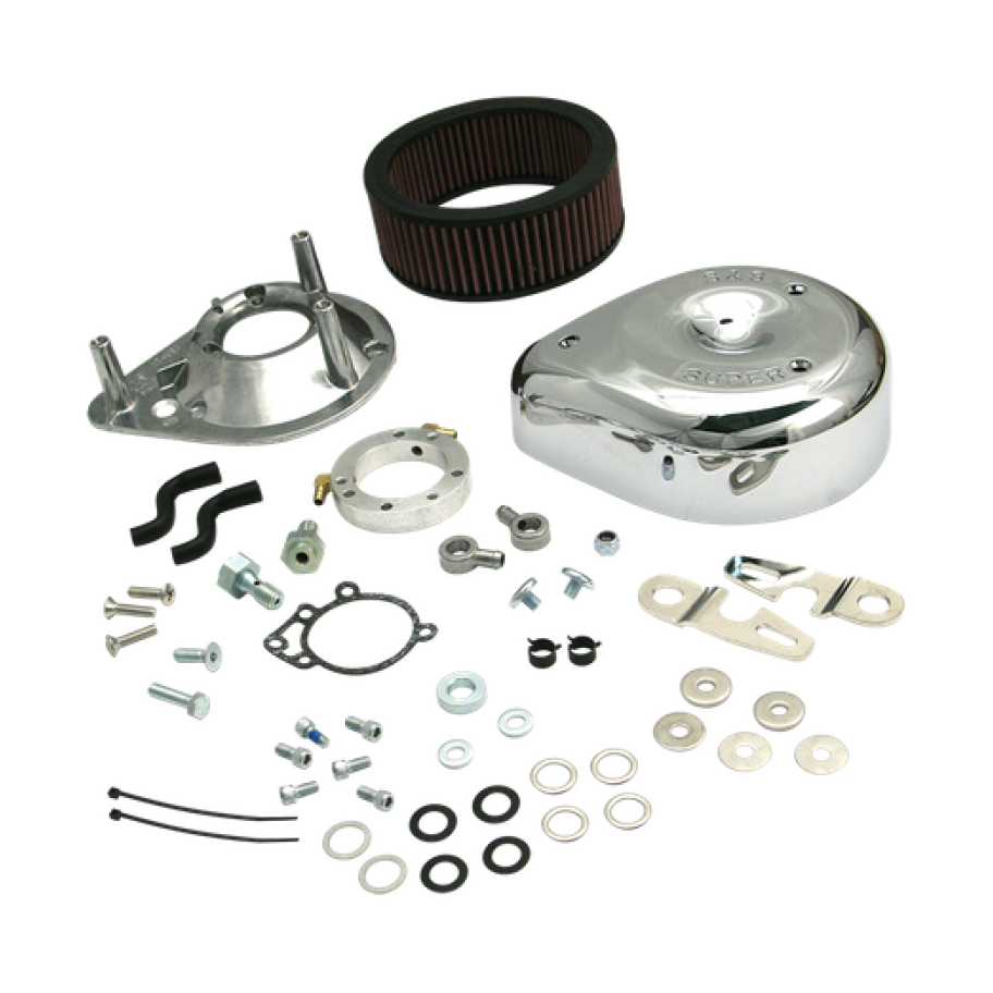 S&S Cycle Carbureted Sportster Sportster Teardrop Air Cleaner Chrome