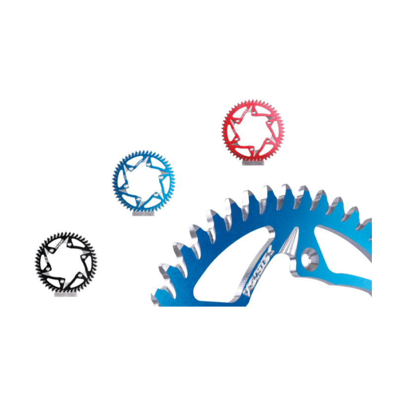 Vortex Racing Steel Rear Sprocket 530 42T 767S-42 - Black - Vortex Racing motorcycle part