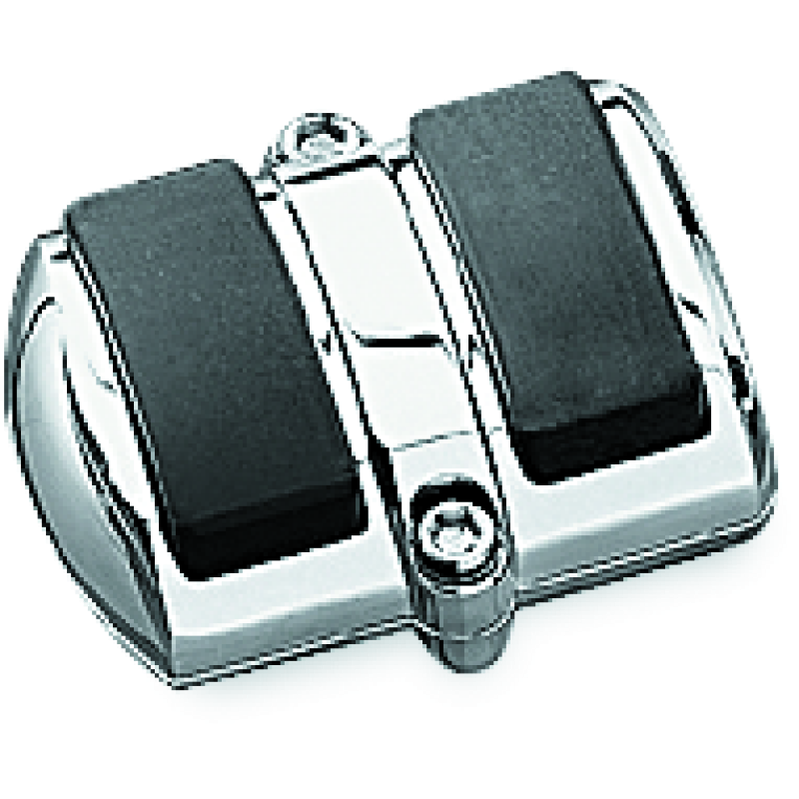 Kuryakyn Brake Pedal Cover 3in Wide Chrome - Multi-Fit