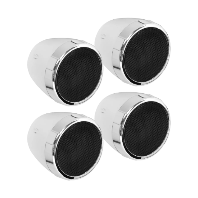 Boss Audio MC475BA Bluetooth Motorcycle Speaker System - Chrome