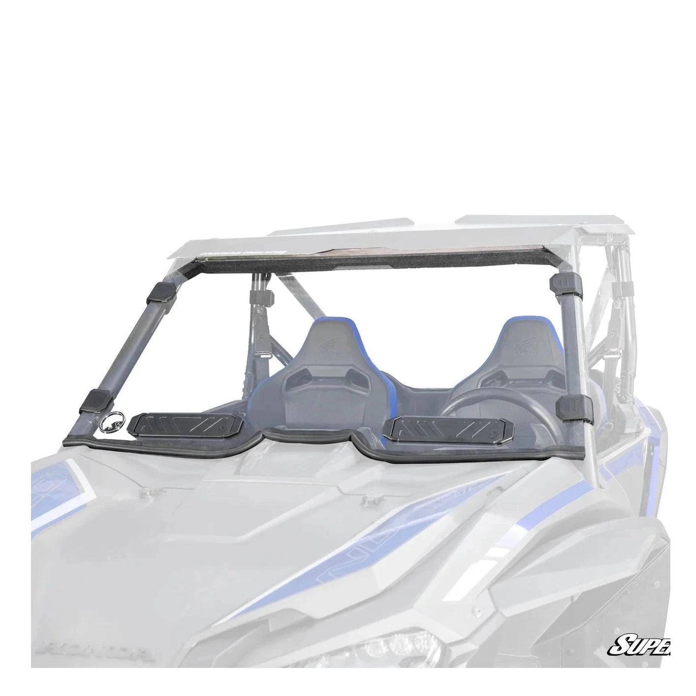 Product showcase of the Honda Talon windshield.