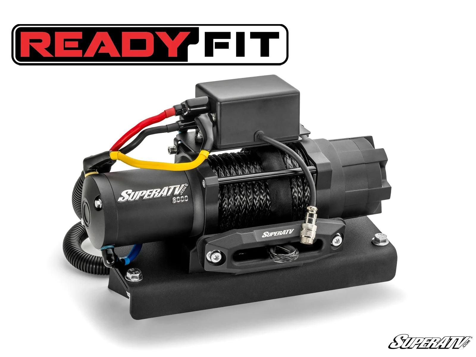 Product display of our Kawasaki Mule ready fit winch.
