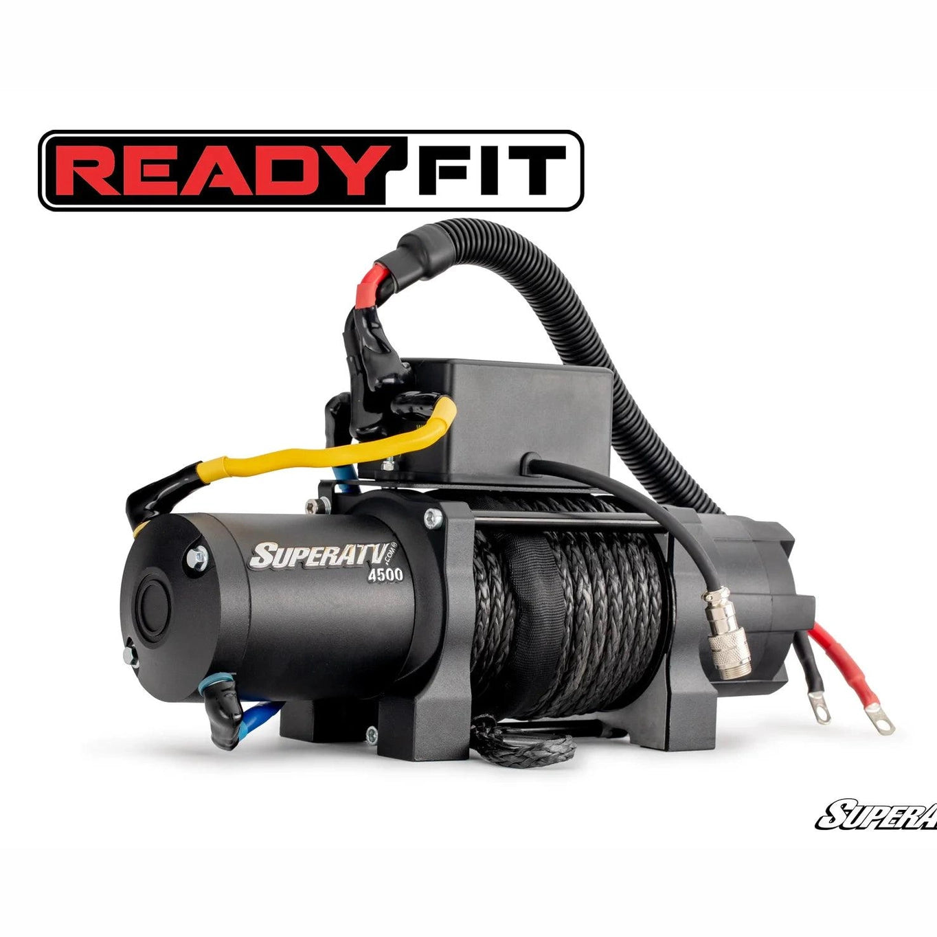 Product display of the ready fit winch for a Polaris General.