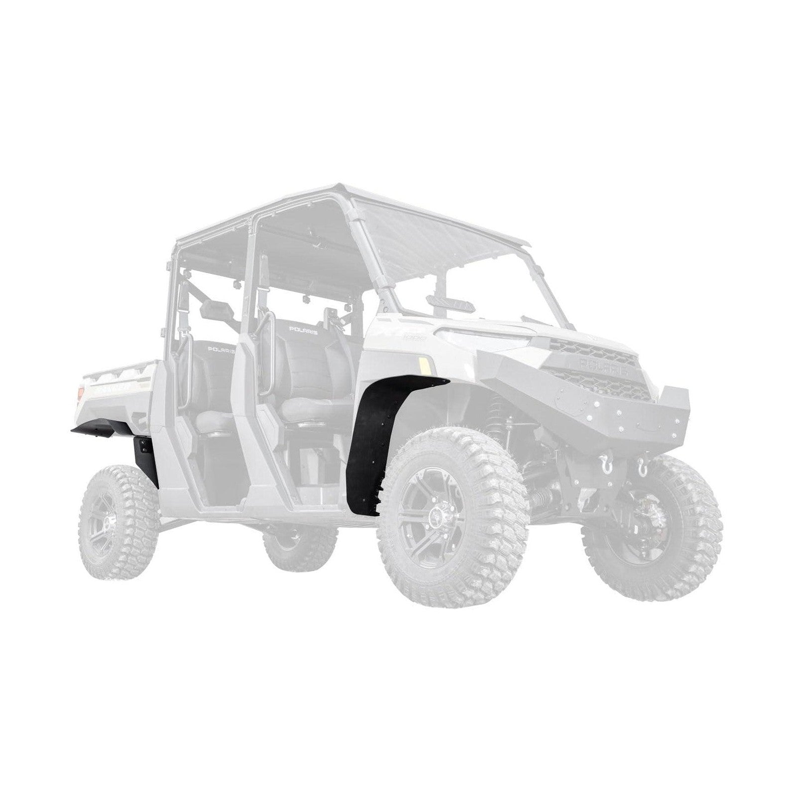 Product display of the fender flares for a Polaris Ranger XP 1000.