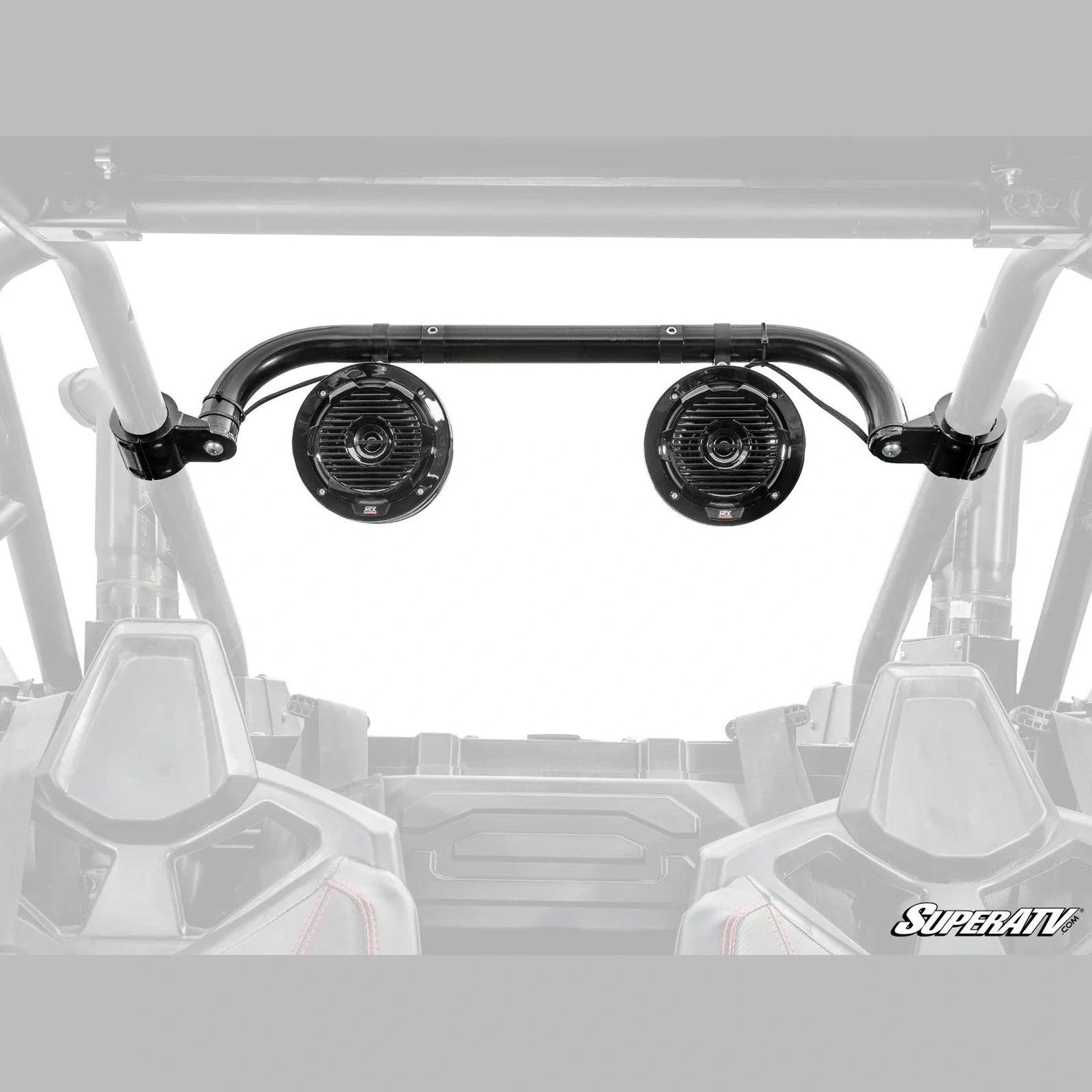 product display of our speaker mount for a polaris rzr