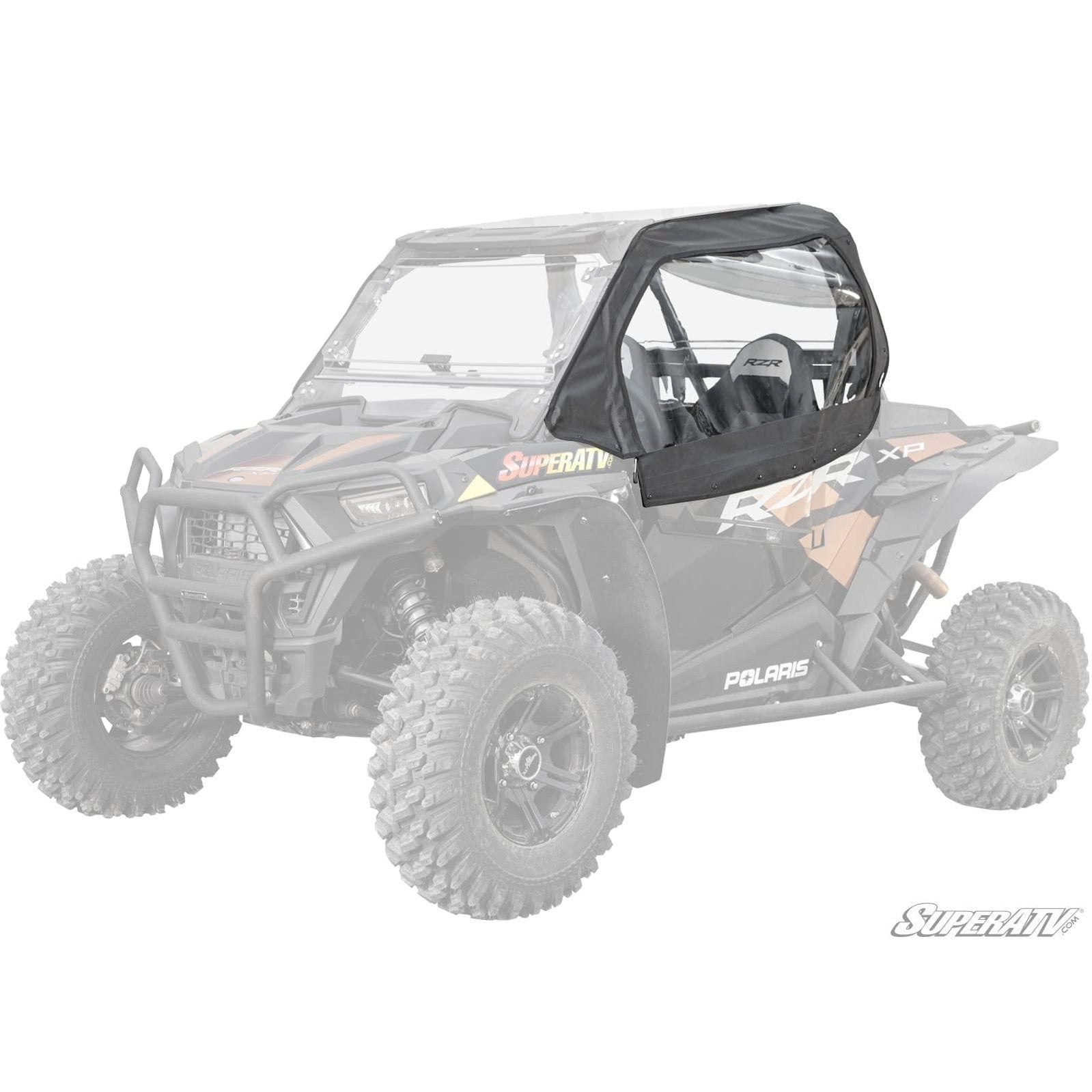 product display of the polaris rzr xp 1000 soft cab enclosure
