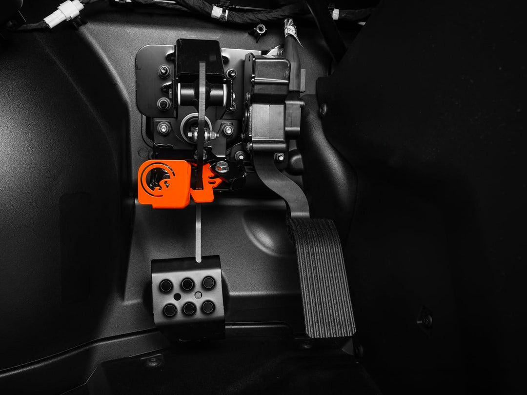 picture of the brake lock in a polaris xpedition