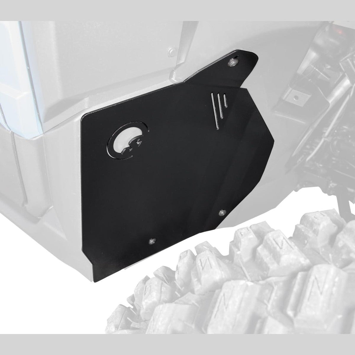 Product display of the inner fender guards for a Polaris Xpedition.