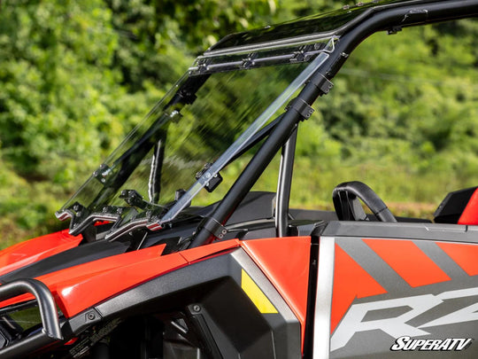 side view on windsheild on a polaris xp